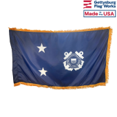 Coast Guard Rear Admiral (2 Star) Officer Indoor Flag